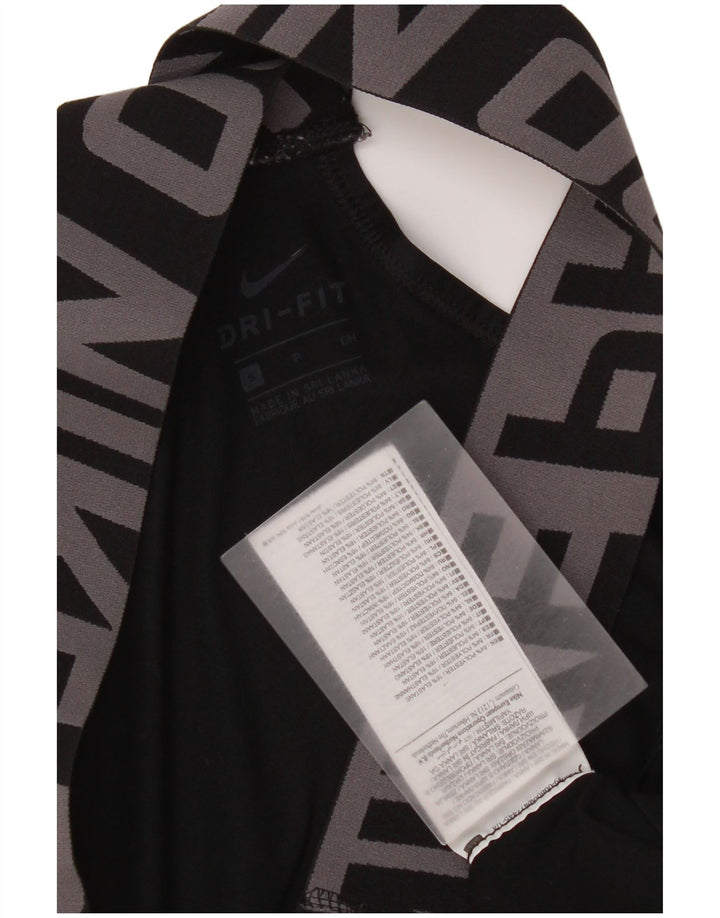 Sutiã esportivo Nike feminino Dri Fit Graphic pequeno poliéster preto