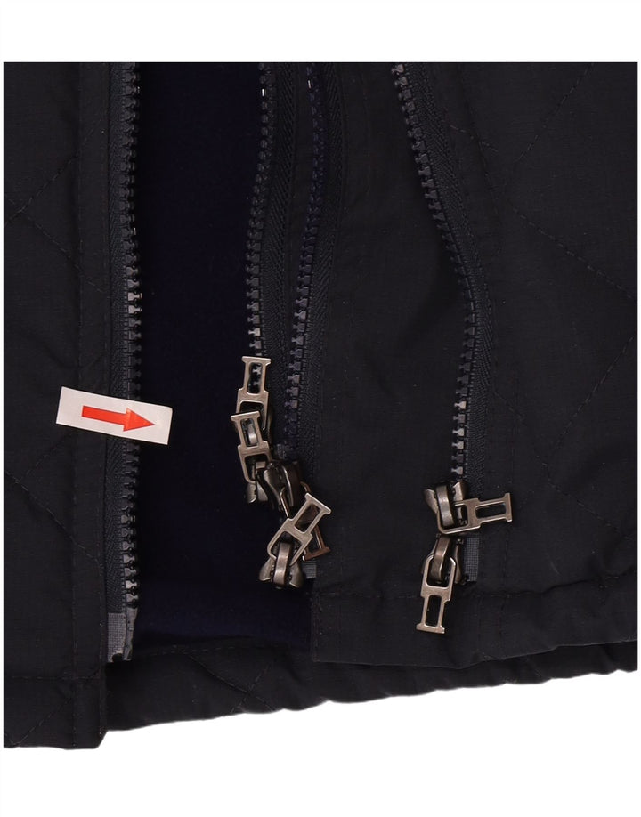 Jaqueta acolchoada masculina Superdry UK 38 médio azul marinho nylon
