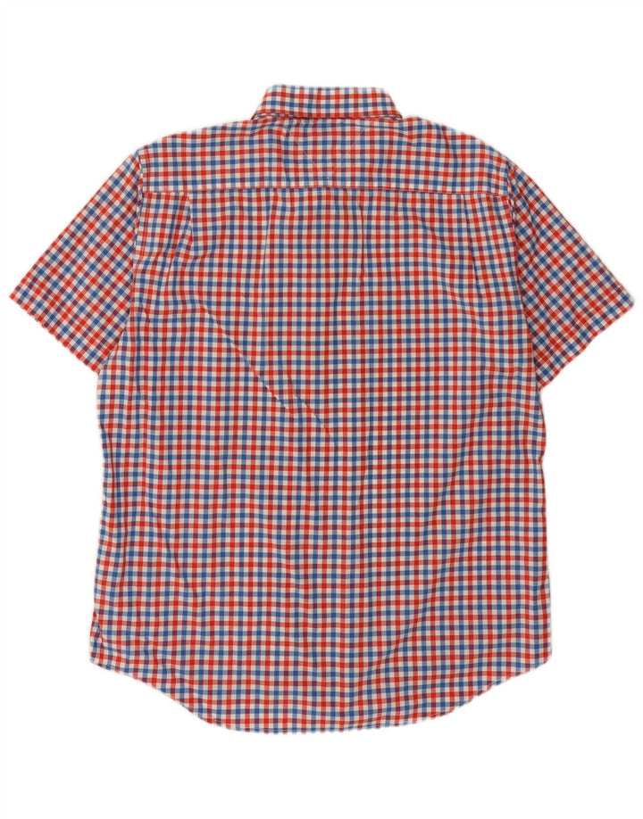 Camisa masculina de manga curta Tommy Hilfiger XL algodão xadrez multicolorido