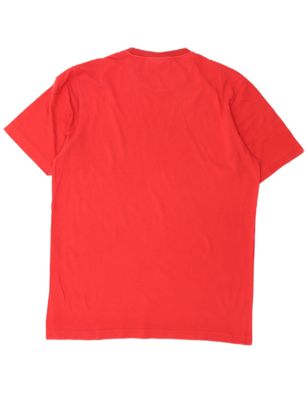 Camiseta gráfica masculina FILA Top IT 52 grande algodão vermelho