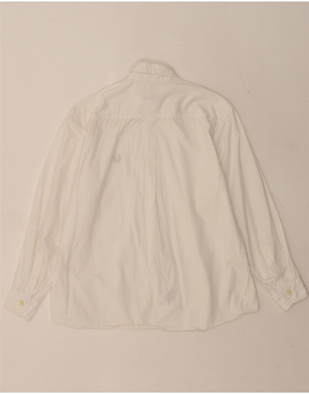 Camisa masculina Fred Perry 11-12 anos algodão branco