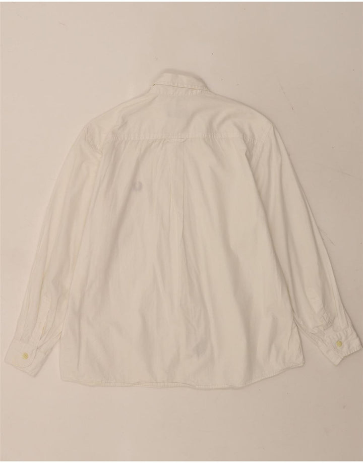 Camisa masculina Fred Perry 11-12 anos algodão branco