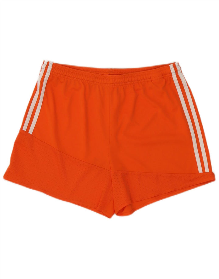Adidas Womens Climacool Sport Shorts UK 12/14 Médio Laranja Poliéster