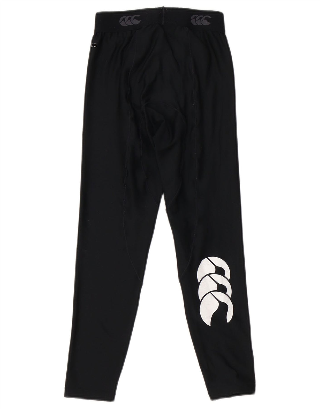 Canterbury Girls Graphic Leggings 7-8 anos pequeno poliéster preto