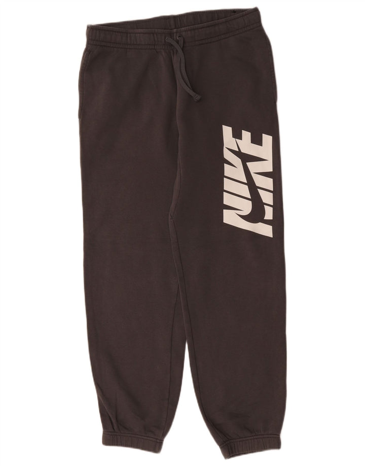 Nike Mens Graphic Calças de treino Joggers cinza médio algodão