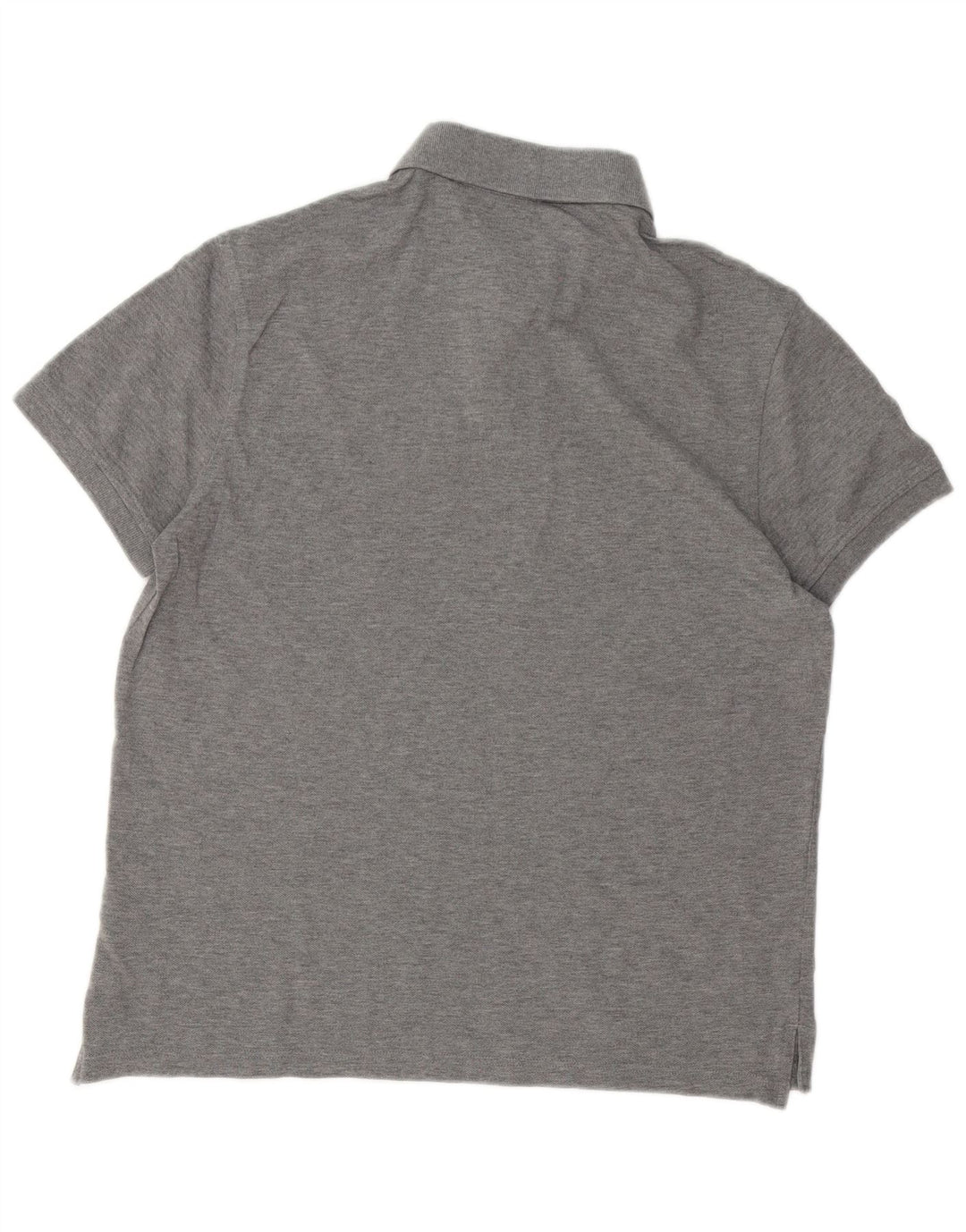 Camisa polo masculina Tommy Hilfiger algodão cinza médio