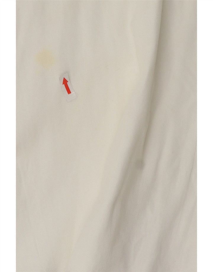 Camisa masculina Massimo Dutti grande algodão branco