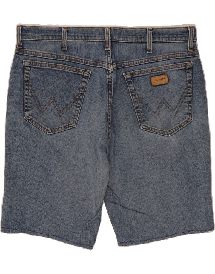 WRANGLER Mens Denim Shorts W36 Large  Blue Cotton Vintage Wrangler and Second-Hand Wrangler from Messina Hembry 