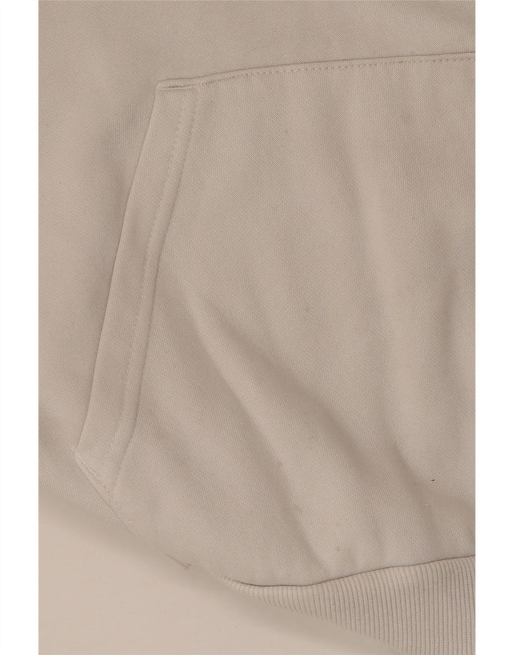 Puma masculino gráfico moletom com capuz médio algodão branco