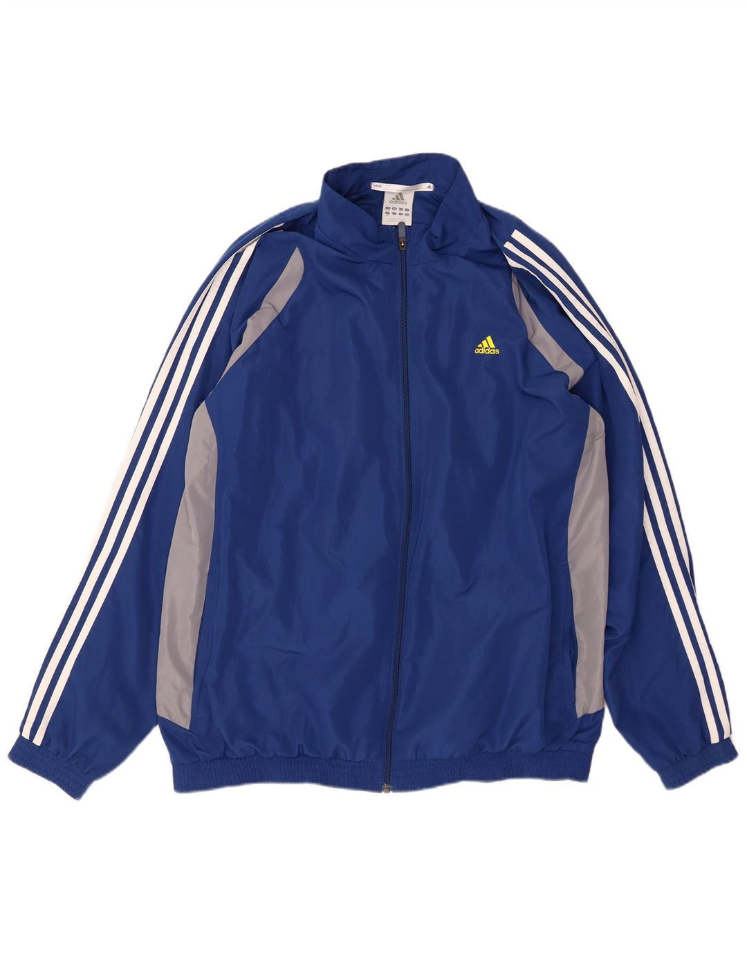 ADIDAS Mens Climalite Tracksuit Top Jacket UK 48/50 XL Azul Colourblock