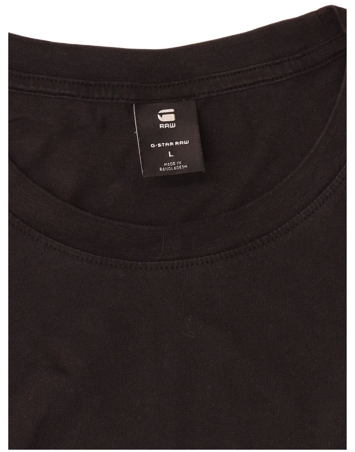 Camiseta masculina G-Star grande preta