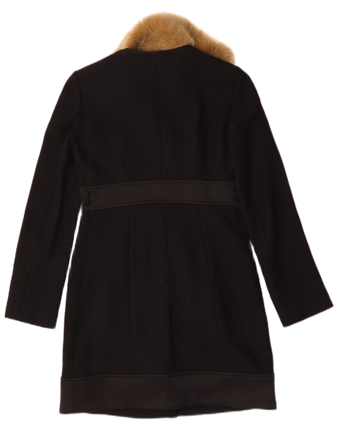 Sobretudo feminino vintage IT 40 viscose preta pequena