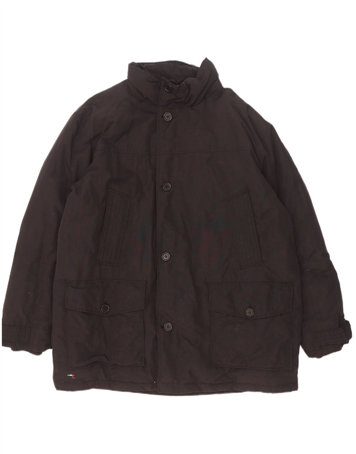 Jaqueta acolchoada masculina Lotto UK 44/46 2XL poliamida preta