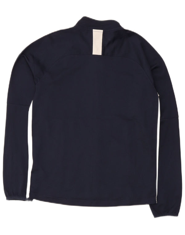 Jaqueta Nike Boys Dri Fit Tracksuit 12-13 anos grande azul marinho