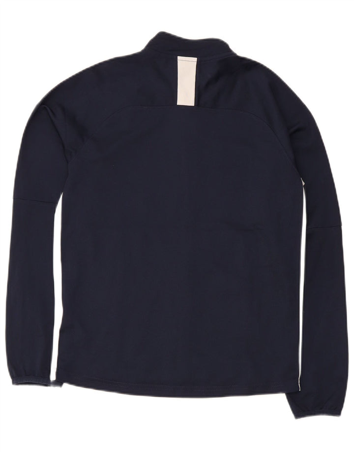 Jaqueta Nike Boys Dri Fit Tracksuit 12-13 anos grande azul marinho