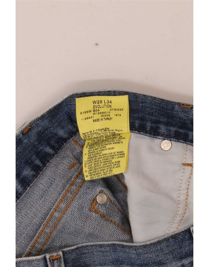 Wrangler Masculino Evolution Bootcut Jeans W29 L28 Azul Algodão