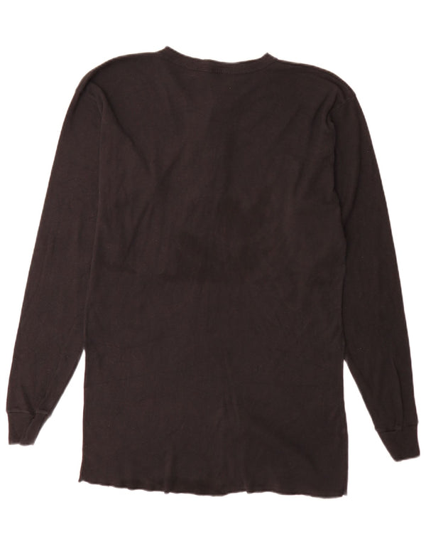 Dickies Mens Top Manga Longa XL Algodão Preto