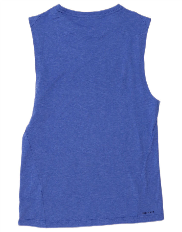 Colete Nike Masculino Dri Fit Top Pequeno Azul