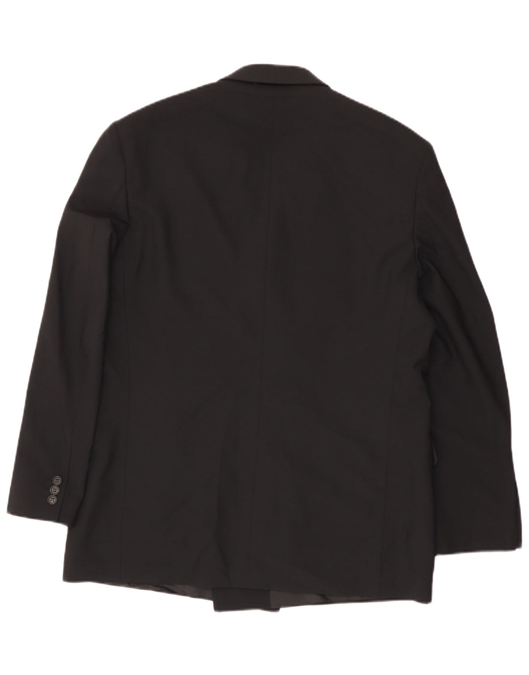 Jaqueta blazer masculina Marks & Spencer com peito duplo Reino Unido 42 grande preta