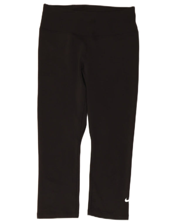 Leggings Nike Dri Fit Capri UK 10 Pequeno Poliéster Preto