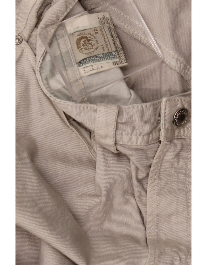 DIESEL Mens Jeans Slim W32 L33 Algodão Cinza