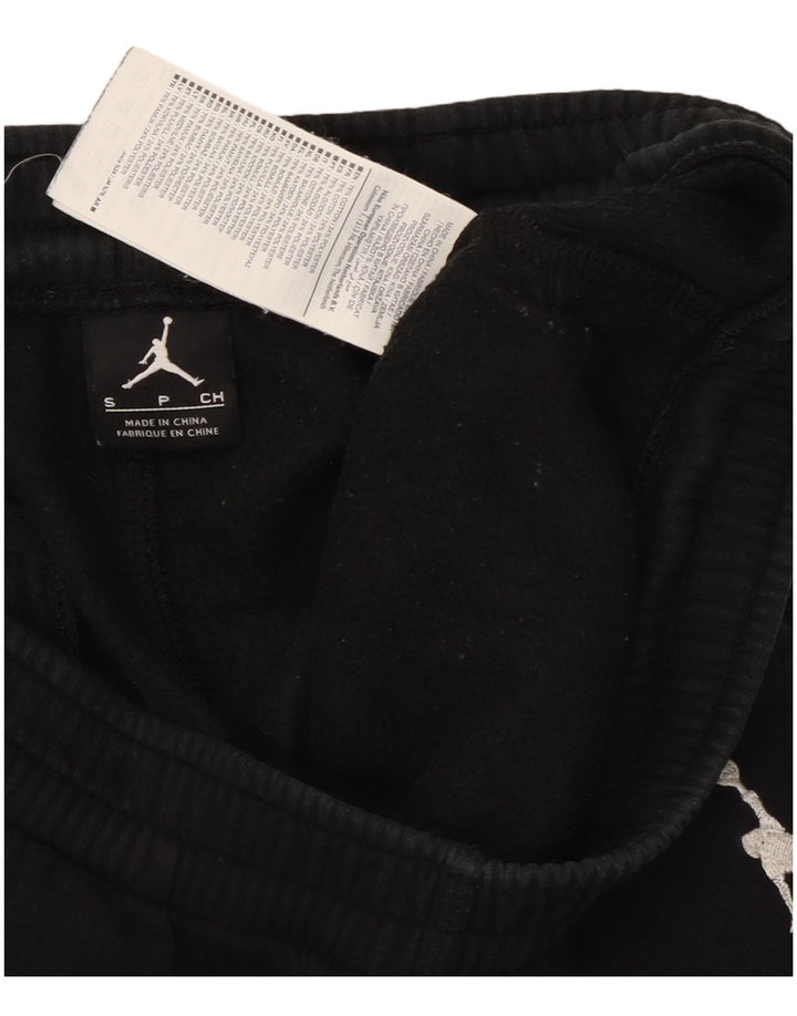 Calça de treino masculina Jordan pequena de algodão preto
