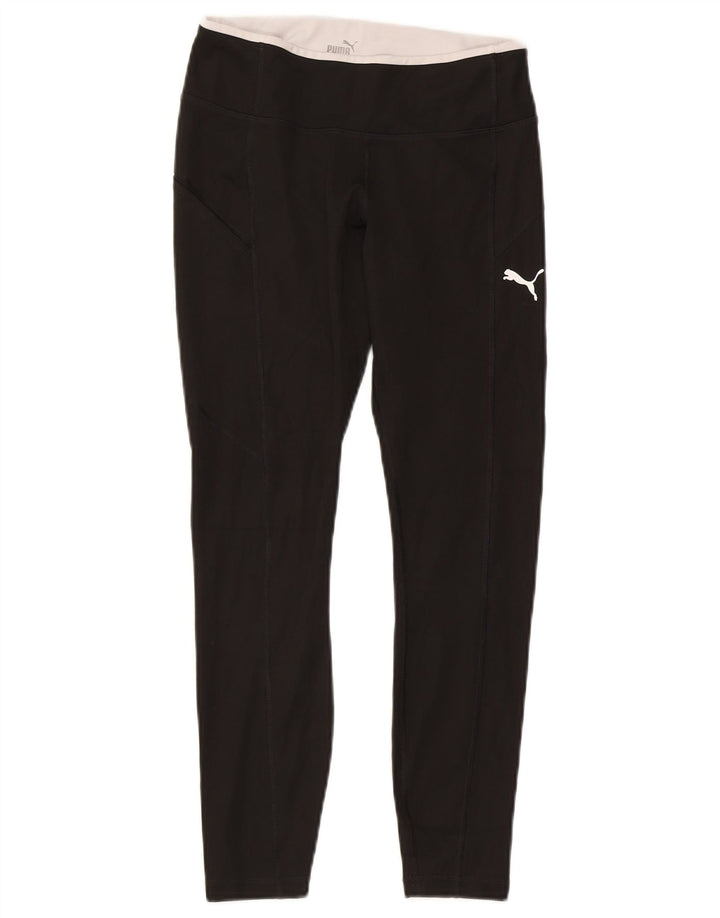 Leggings Puma Feminina UK 10 Pequenas Pretas