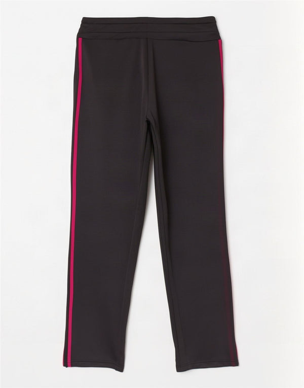 Calça de treino feminina Adidas UK 14 grande cinza poliéster