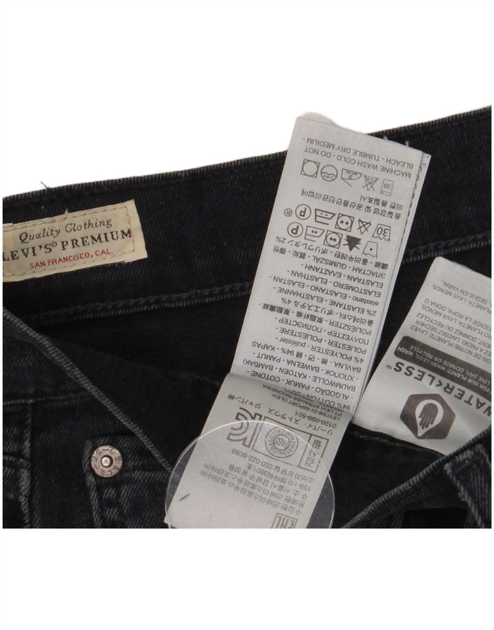 Levi's Masculino 511 Slim Jeans W34 L34 Azul Marinho Algodão