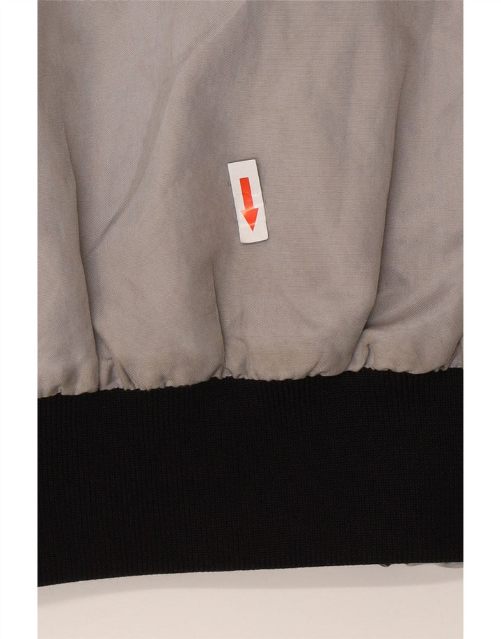 Jaqueta bomber feminina Refrigiwear UK 14 cinza médio colorblock