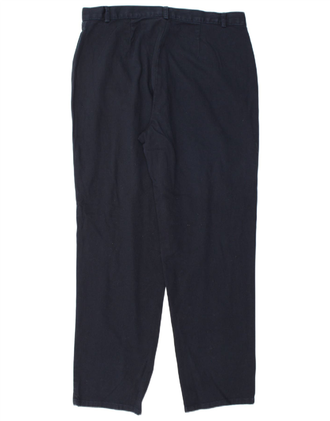 Calça casual feminina DOCKERS de cintura alta US 16 2XL W34 L30 azul marinho