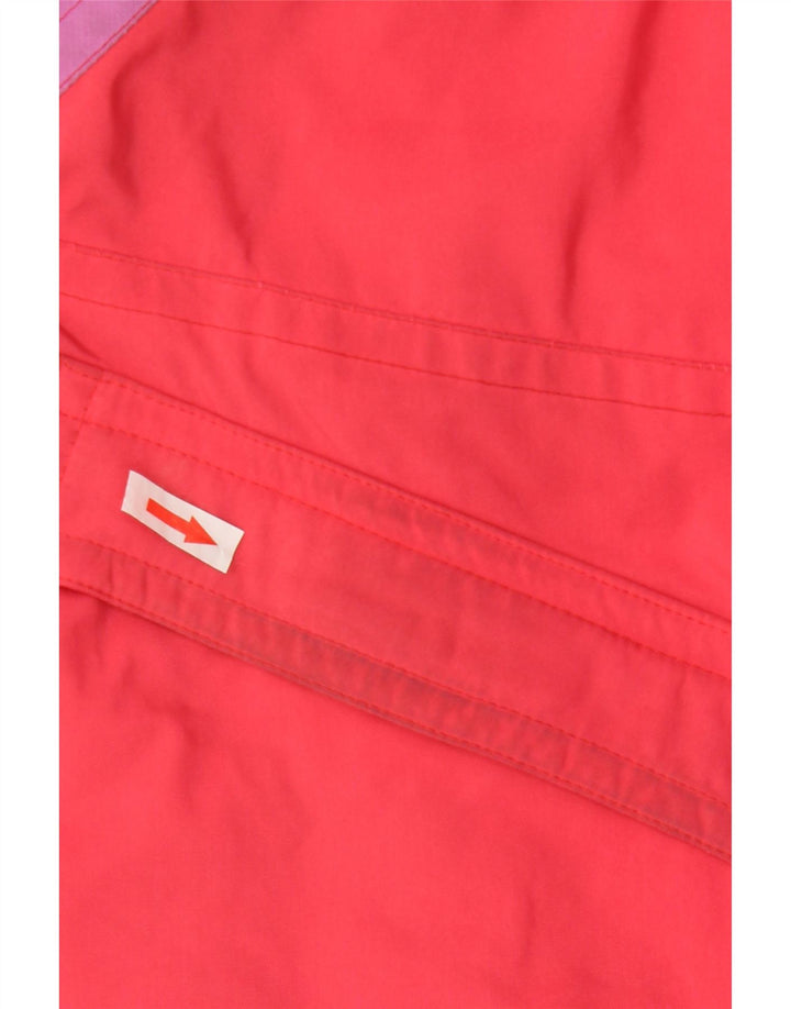 Jaqueta de esqui masculina Sergio Tacchini UK 44 2XL poliamida colorblock vermelha