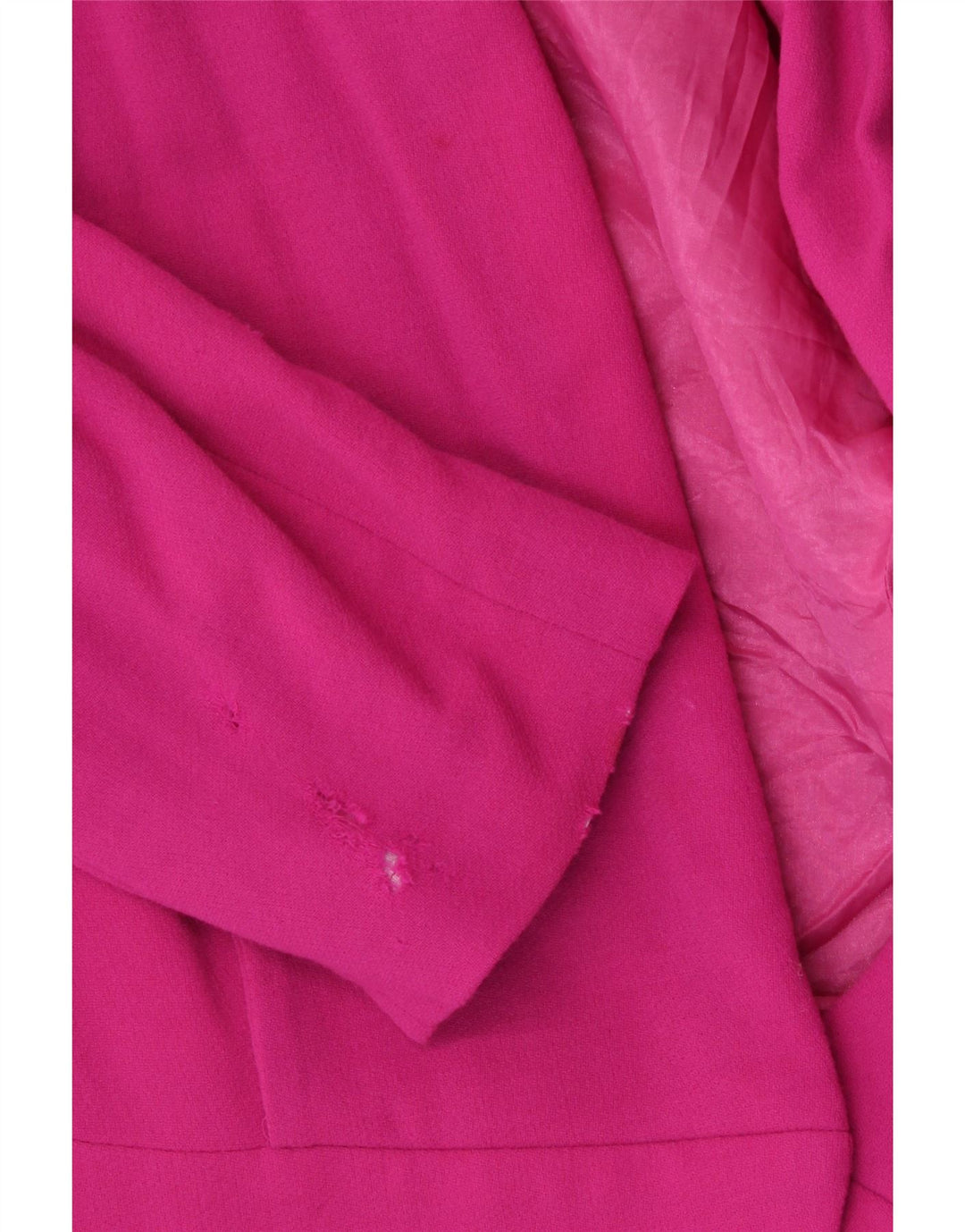 Jaqueta blazer feminina Elegance UK 14 lã rosa médio