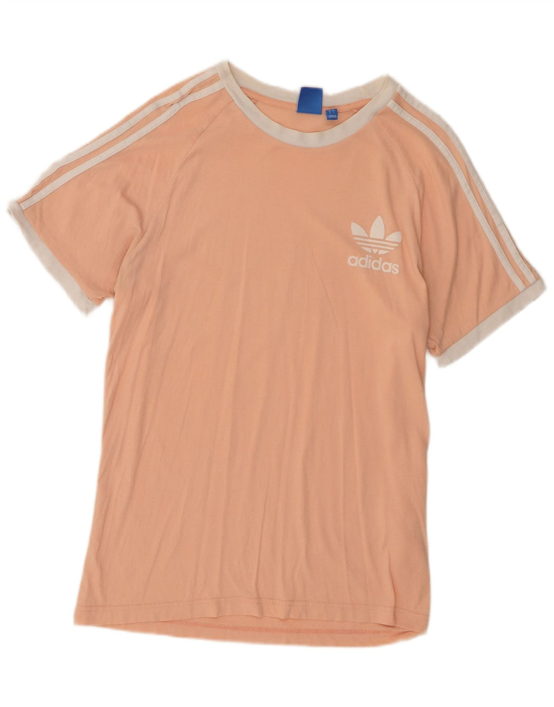 Adidas Mens Camiseta Top Grande Algodão Rosa