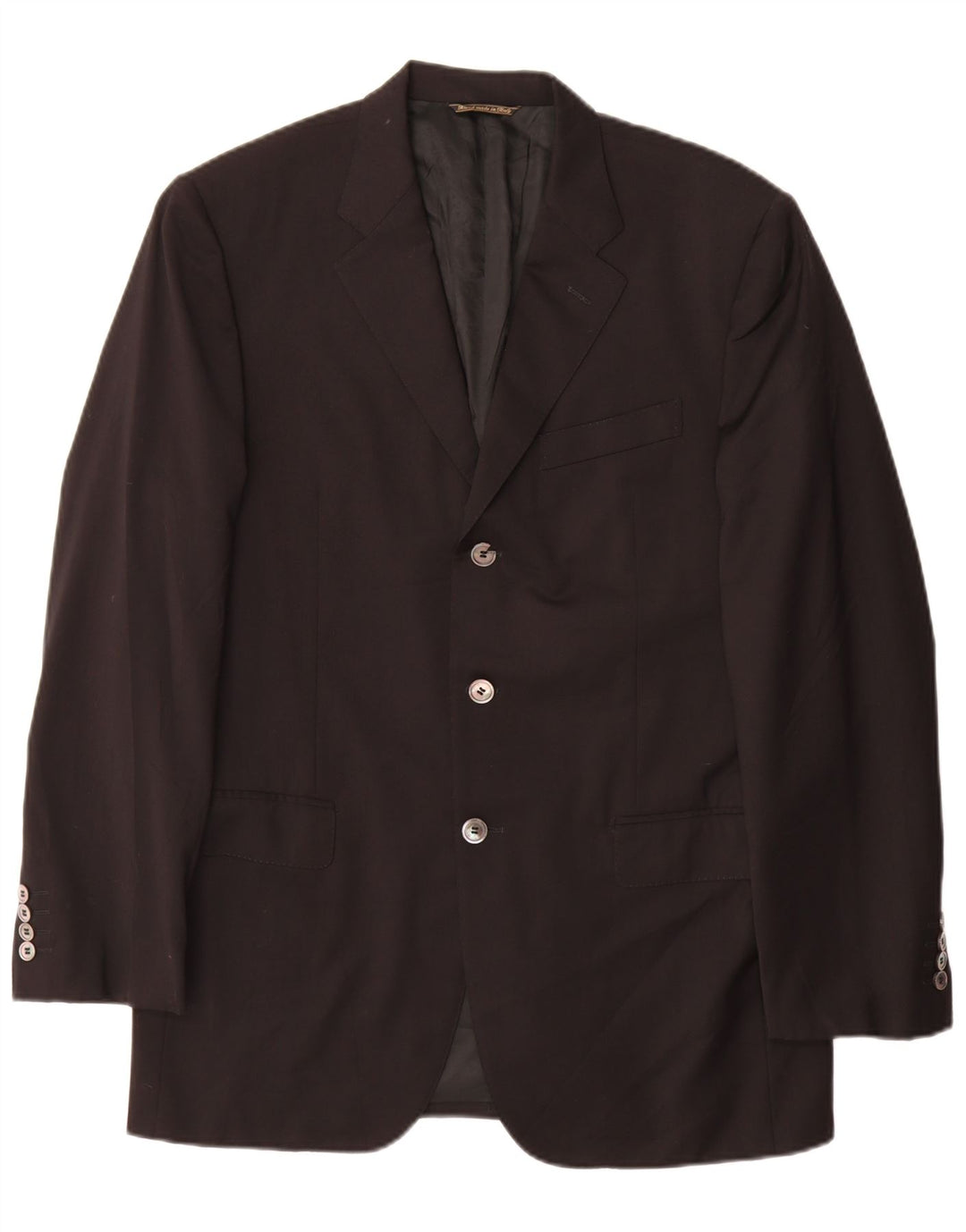 Jaqueta Blazer Masculina Cerruti 1881 com 3 Botões IT 50 Grande Preto