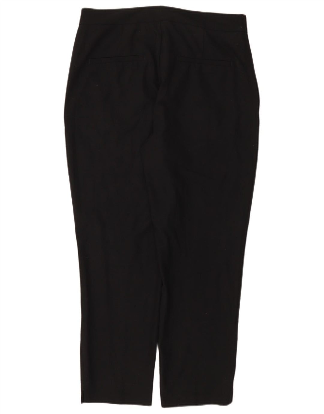 Calça feminina Zara Slim Cropped US 8 Médio W30 L25 Poliéster Preto
