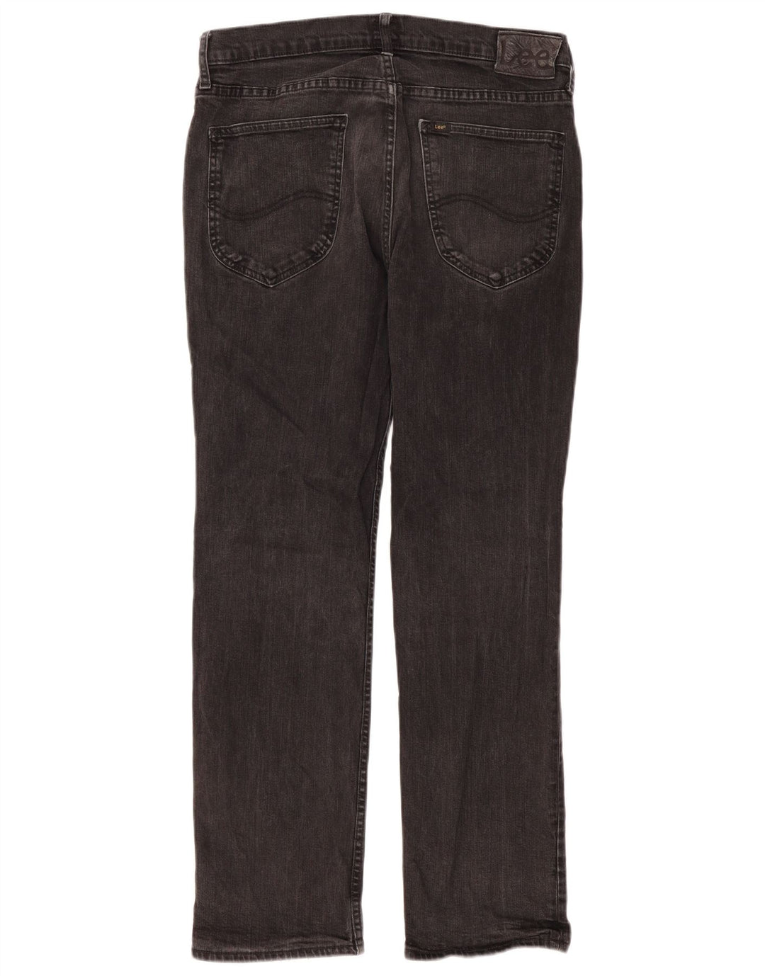 Lee Mens Blake Straight Jeans W33 L30 Algodão Cinza