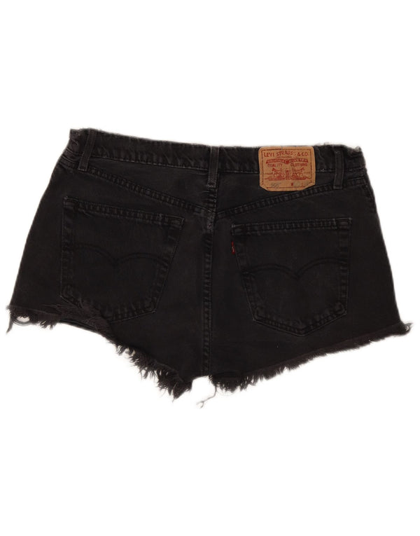 Shorts jeans feminino Levi's 505 W30 cinza médio