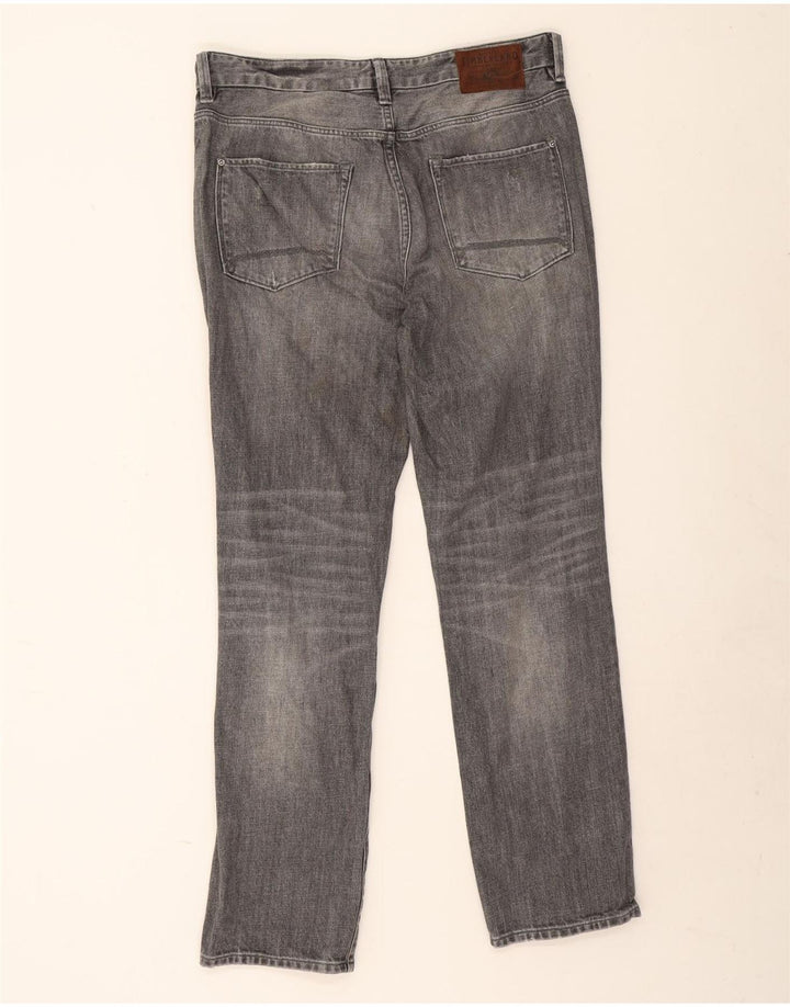 Timberland Masculino Thompson Straight Jeans W34 L30 Cinza Algodão
