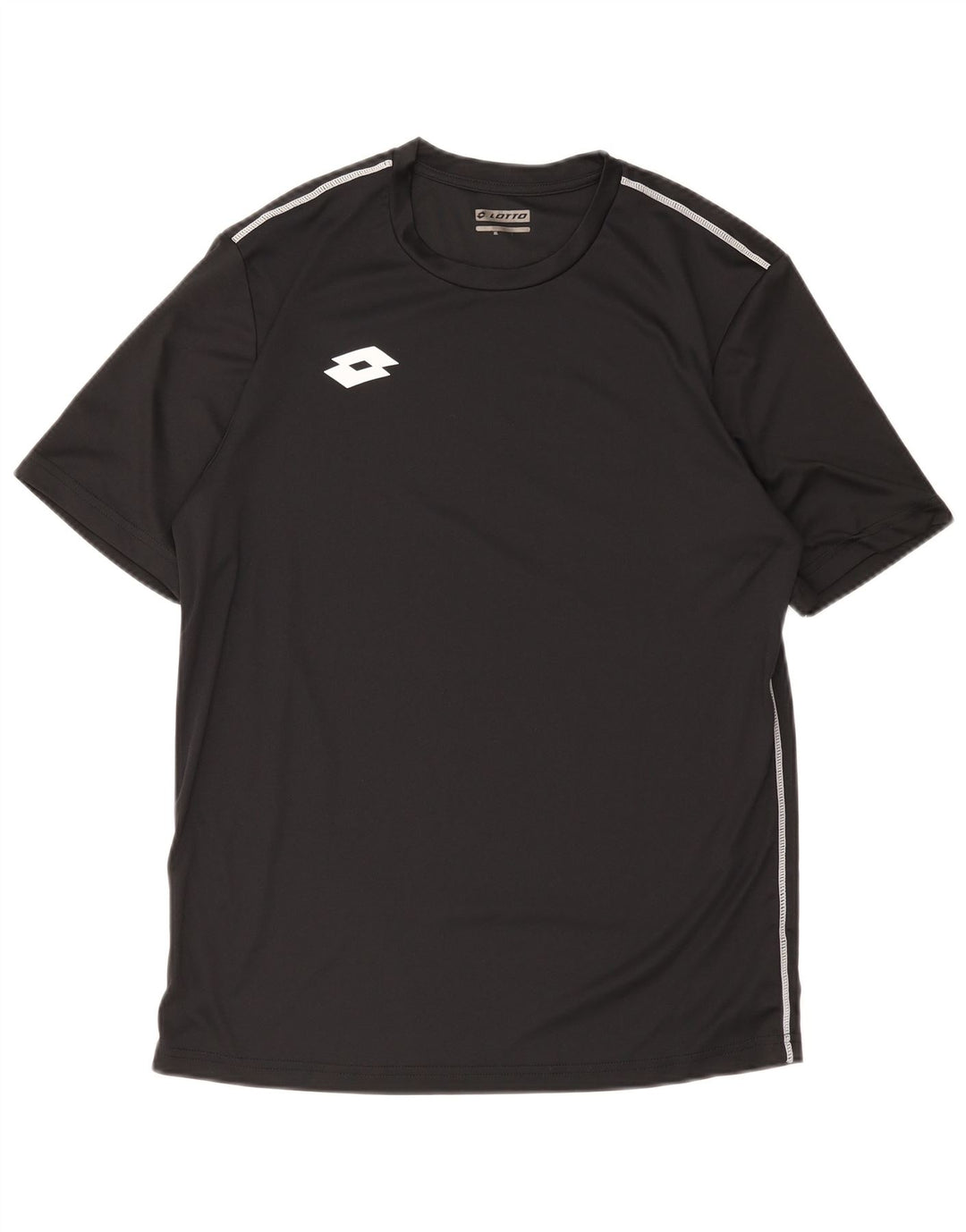 Camiseta masculina Lotto Top grande poliéster preto