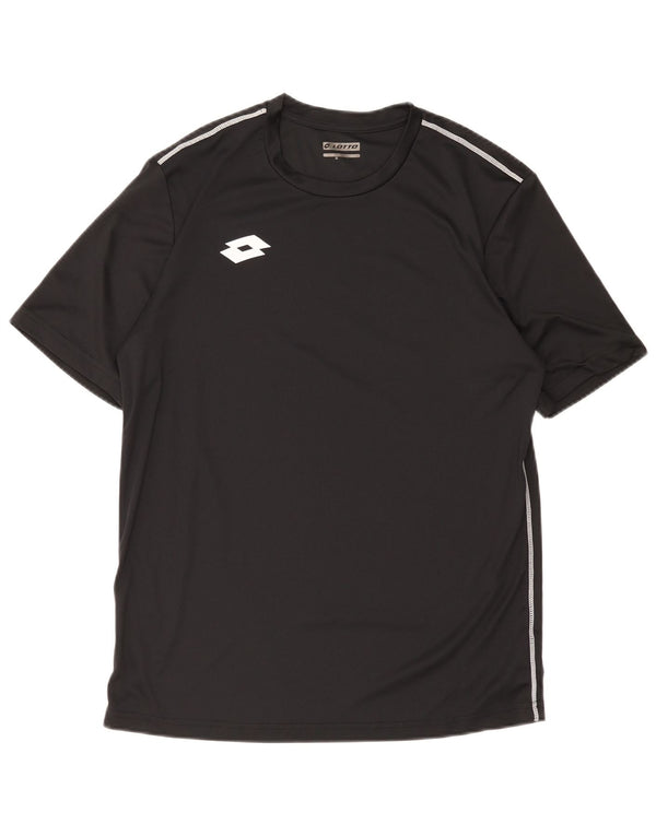 Camiseta masculina Lotto Top grande poliéster preto