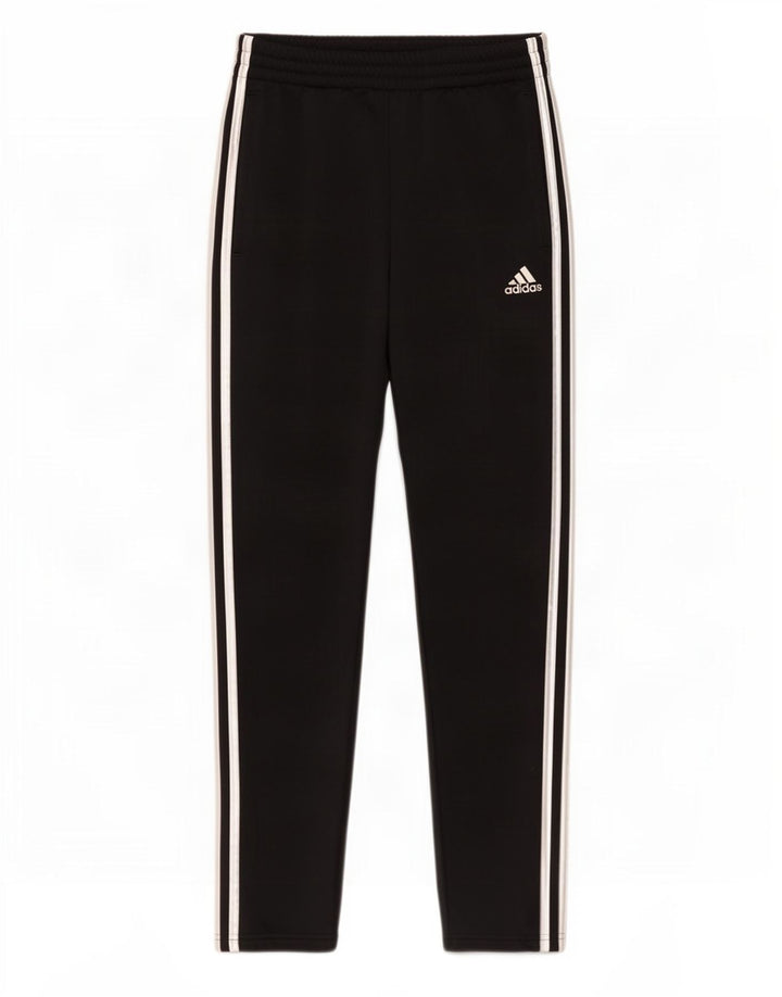 Calças de treino Adidas Boys 12-13 anos grandes poliéster preto