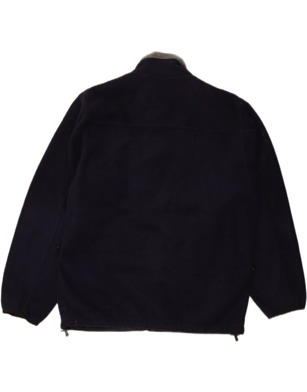 Jaqueta de lã masculina SCHOTT UK 40 grande poliéster azul marinho