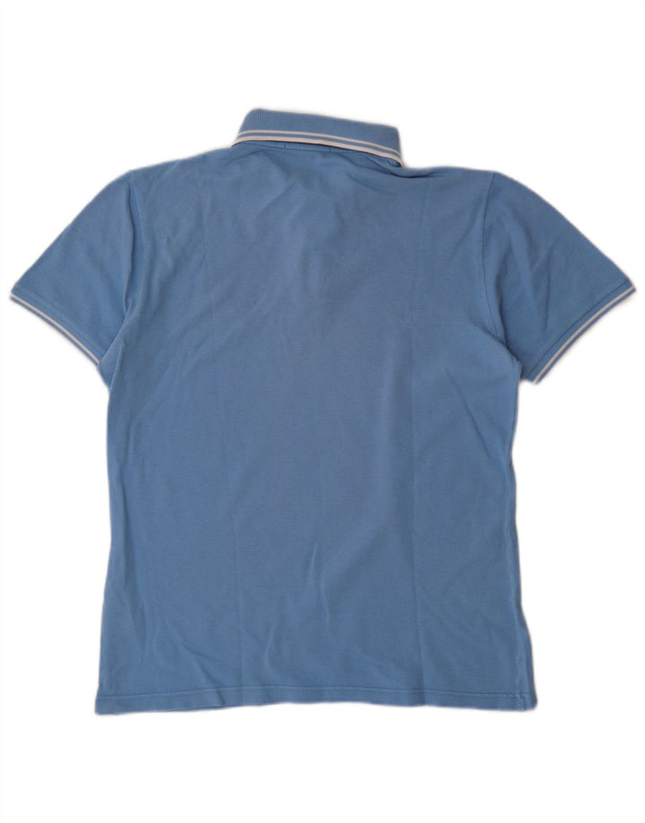 Camisa polo masculina Fred Perry algodão azul médio