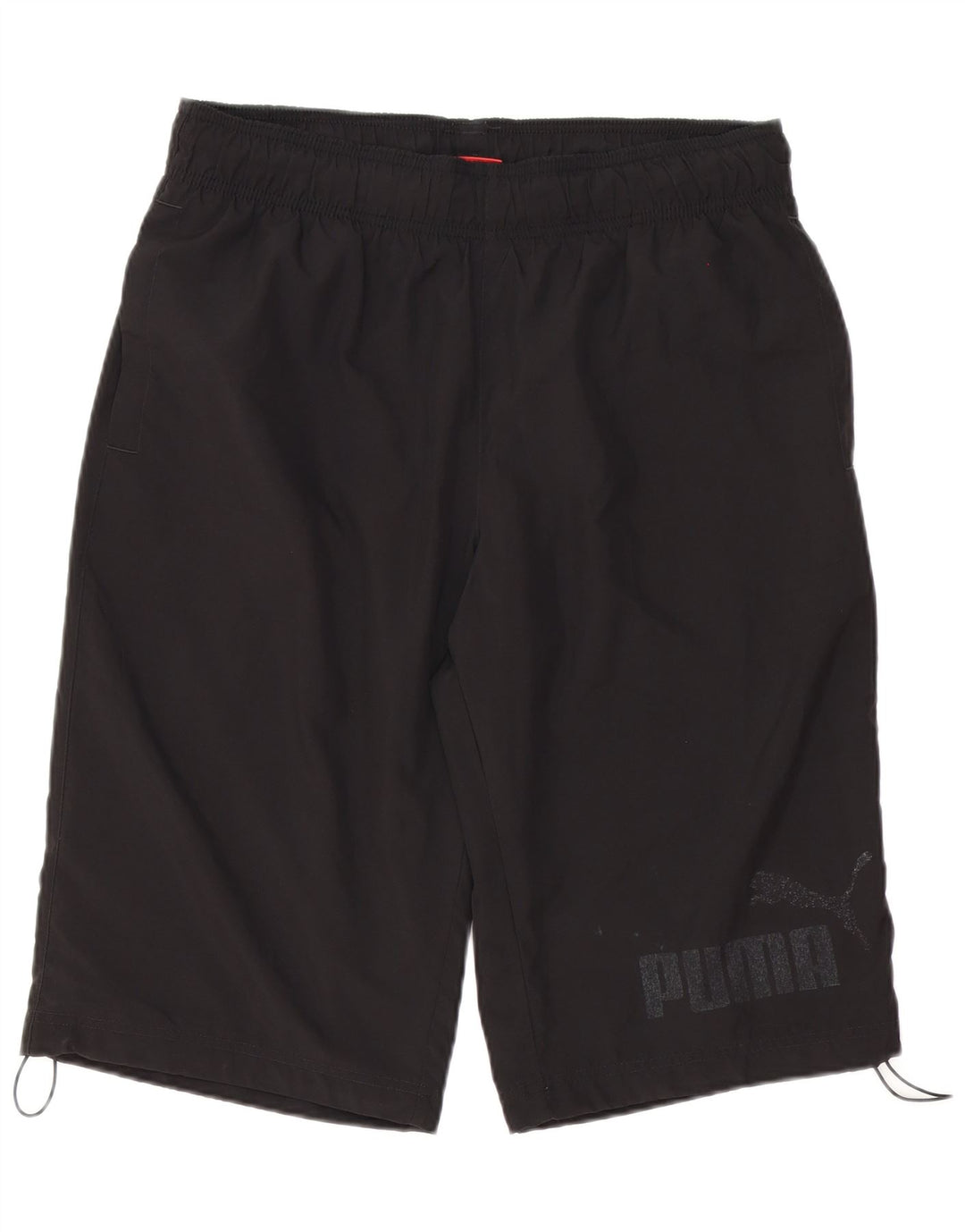 Puma Mens Graphic Sport Shorts Grande Poliéster Preto