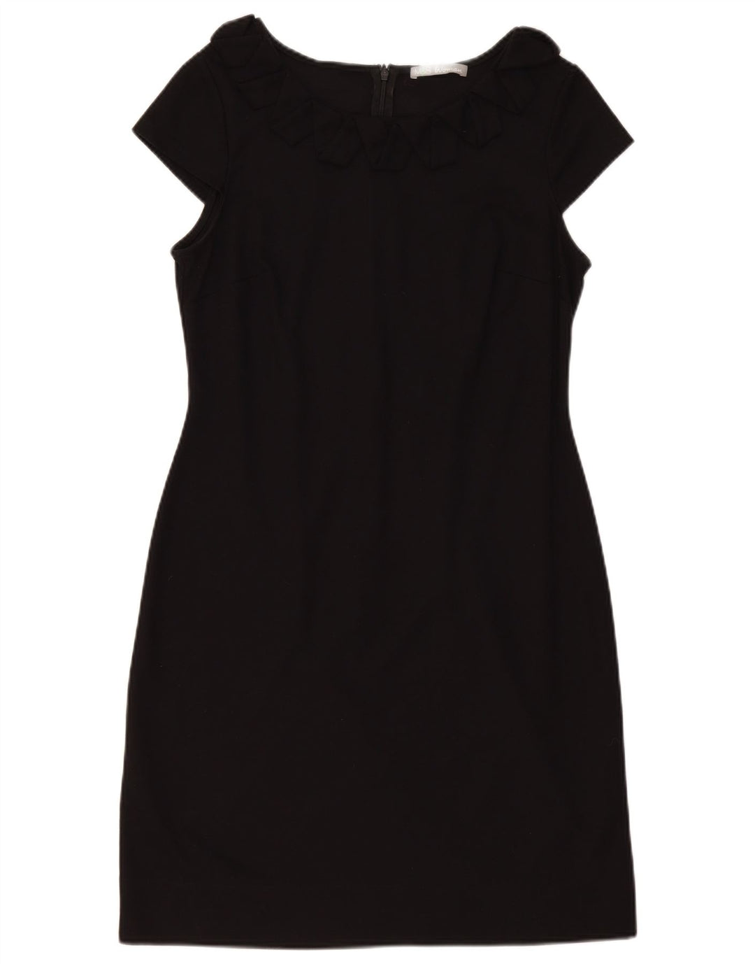 Vestido bainha feminino Marks & Spencer Reino Unido 14 grande poliéster preto