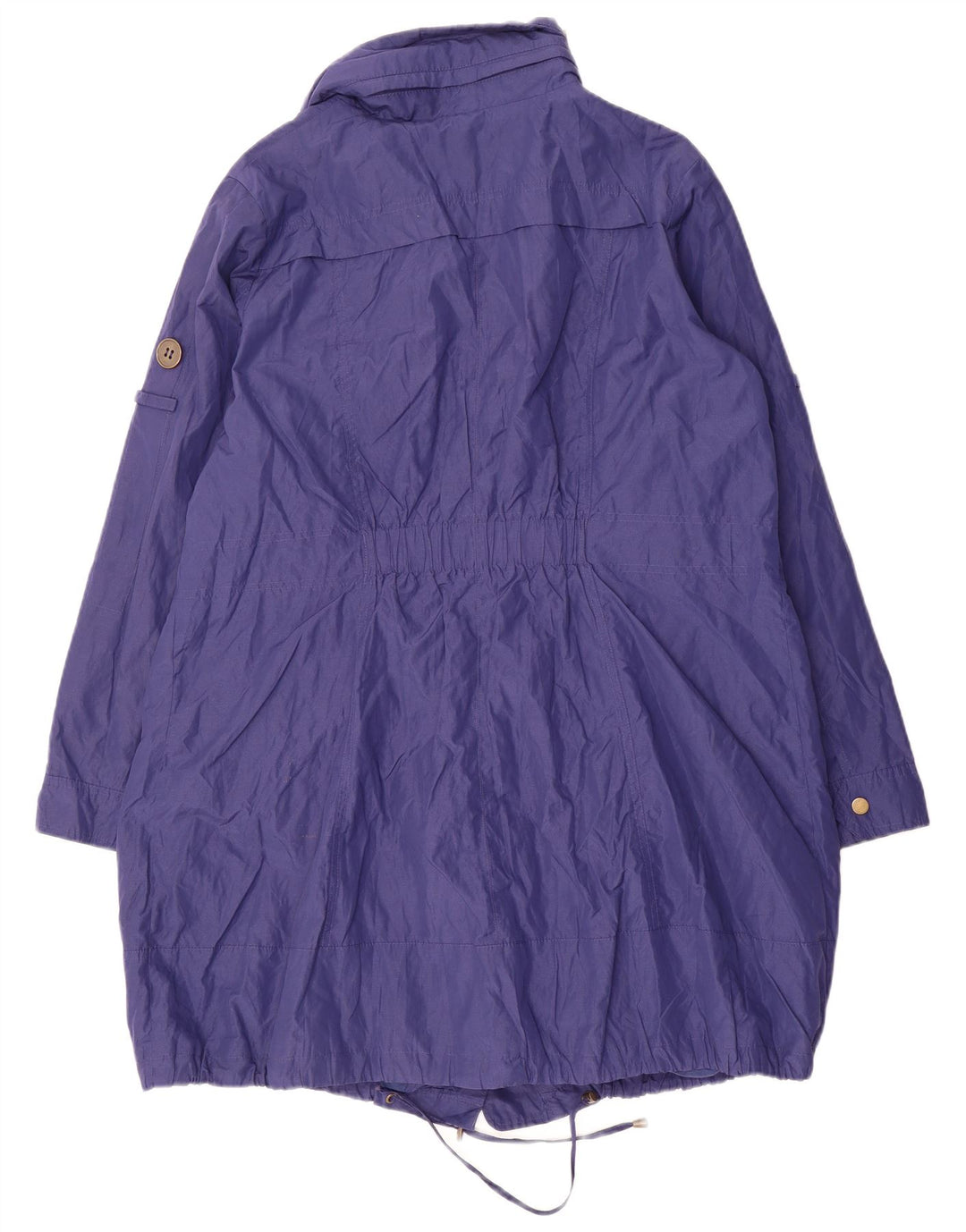 Capa de chuva feminina Marks & Spencer de grandes dimensões UK 20 2XL algodão azul