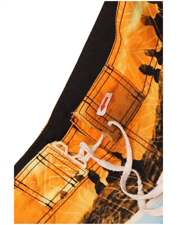 Billabong Mens Abstract Pattern Shorts de banho grandes multicoloridos