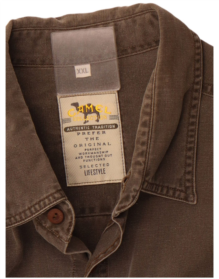 Camisa masculina CAMEL ACTIVE 2XL marrom
