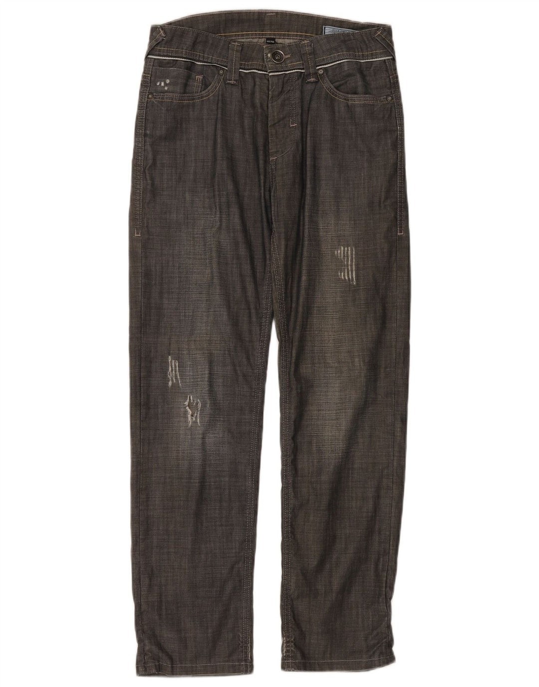 Jeans retos masculinos Jack & Jones desgastados W30 L29 cinza